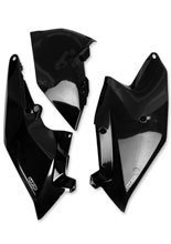Osłony boczne tylne UFO do KTM SX / EXC / SX-F / EXC-F (16-19) czarne