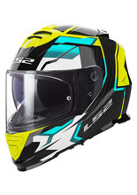 Kask integralny LS2 FF800 Storm II Tracker czarno-żółto-niebieski