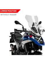 Szyba motocyklowa turystyczna PUIG BMW R 1300 GS (23-24) przezroczysta [bez radaru AAC]
