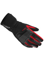 Rękawice motocyklowe damskie Spidi Grip 3 H2Out czarno-czerwone