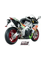 Tłumik CR-T High Position Carbon Fiber SC-Project do Aprilia RSV4 RF/RR 2017