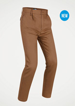 Jeansy motocyklowe PMJ Sunset brązowe