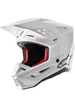 Kask enduro Alpinestars MX Supertech M5 Solid biały