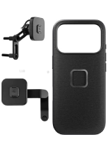 Zestaw na motocykl: etui Peak Design Mobile Everyday Fabric do smartfona Iphone 17 Pro z mocowaniem motocykla