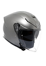 Kask otwarty AGV K-5 Jet Evo szary matowy