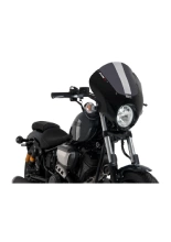 Półowiewka motocyklowa sportowa PUIG Dark Night Yamaha XV950/ R (14-20) (14-19) mocno przyciemniana