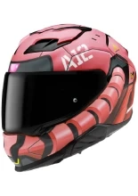 Kask integralny HJC F71 Zaku Bandai Namco różowo-czarny