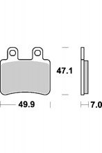 KLOCKI HAMULCOWE SBS 167 HF