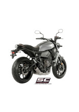 Pełny układ wydechowy 2-1, SC-Project CR-T Titanium - Yamaha XSR 700 [16-20]