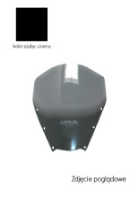Szyba motocyklowa MRA Oryginalny kształt "O" Yamaha FZS 1000 Fazer [01-05] czarna