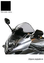 Szyba motocyklowa MRA Oryginalny kształt "O" Suzuki Bandit GSF 650 S (09-16) czarna
