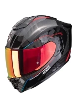Kask integralny Scorpion EXO-1500 CARBON AIR Mundi czarno-czerwony