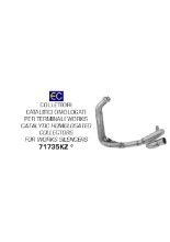 Kolektor wydechowy Arrow do tłumików Works z katalizatorem - Yamaha MT-07 [21]/Yamaha 700 [20]