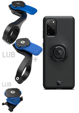 Zestaw rowerowy: Etui na telefon Samsung Galaxy S20+ + mocowanie rowerowe Quad Lock