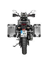 Zestaw: kufry boczne aluminiowe srebrne Zega Pro + stelaże srebrne Touratech Yamaha Tenere 700 / World Raid (31+38L)
