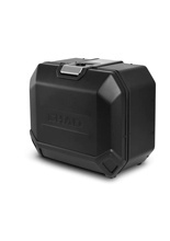 Kufer aluminiowy boczny lewy Terra Shad (pojemność: 47 litrów) czarny