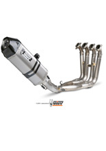Pełny układ wydechowy (Speed Edge) MIVV do BMW S1000 RR (10-14) srebrny
