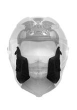 Poduszki policzkowe AGV do kasku Pista GP RR szaro-żółte