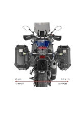 Stelaż kufrów bocznych asymetrycznych Monokey Cam-Side Kappa KL One-Fit Yamaha Tenere 700 (19-24)
