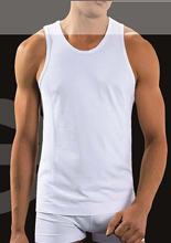 Bezrękawnik Brubeck Basic Tank biały