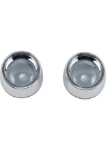 Ramki do kierunkowskazów Kuryakyn Deep-Dish Harley Davidson (wybrane modele) srebrne