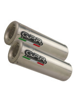 Podwójny tłumik G.P.R M3 Inox [Slip-On, Stainless Steel] - Suzuki GSX-R 1000 K9 [09-11]