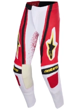 Spodnie cross Alpinestars MX Techstar Nomur czerwono-szaro-czarne