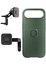 Zestaw na motocykl: etui Peak Design Mobile Everyday Fabric do smartfona Iphone 17 Air z mocowaniem motocykla