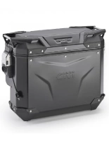 Kufer boczny GIVI Trekker Outback Evo Smart 33 aluminiowy, czarny [wyprofilowany, na prawą stronę; poj.: 33 l; bez wkładki SLR]