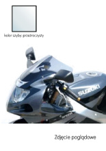 Szyba motocyklowa MRA Oryginalny kształt "O" Suzuki GSX-R 600 (01-03)/ 1000 (-02)/ 750 (00-03) przeźroczysta