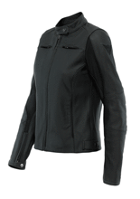 Kurtka motocyklowa damska skórzana Dainese Razon 2 czarna