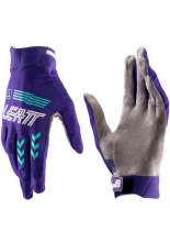 Rękawice cross Leatt Moto 2.5 X-Flow fioletowo-szaro-niebieskie