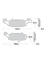 KLOCKI HAMULCOWE SBS 705 HS