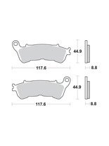 KLOCKI HAMULCOWE SBS 828 HS