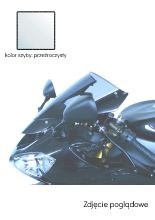 Szyba motocyklowa MRA oryginalny kształt "O" Kawasaki ZX 10 R (04-05) / Z 750 S (05-) przeźroczysta