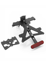 Zestaw mocowania do tablicy rejestracyjnej Rizoma czarne