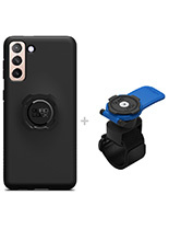 Zestaw: etui na telefon Samsung Galaxy S21 Plus + uchwyt Quad Lock montowany za pomocą paska z szybkozłączką