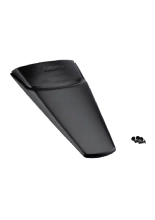 Przedłużenie błotnika motocyklowego tylnego PUIG Triupmh Tiger Sport 660 (22-) czarne, matowe