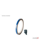 niebieski odblaskowy 