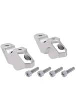 Podwyższenie kierownicy Hepco&Becker BMW F 750 GS (18-23) [30 mm w górę, 22 mm w tył] srebrne