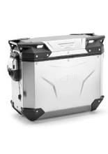 Kufer boczny GIVI Trekker Outback Evo Smart 37 aluminiowy, srebrny [na prawą stronę; poj.: 37 l; bez wkładki SLR]