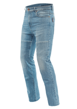 Jeansy motocyklowe Dainese Denim Stone Slim Tex niebieskie