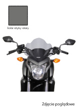Szyba motocyklowa MRA Touring "NTM" Honda CTX 700 N (14-17) przyciemniana