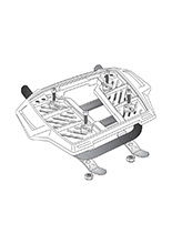 Stelaż centralny AluRack Hepco&Becker Yamaha XT 600 Tenere (88-90)