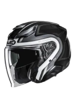 Kask otwarty HJC F31 Bask czarno-biały