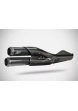 Pełny układ wydechowy Zard System 2:2 Slip-On Top Gun E5 Harley Davidson Sportster S 1250 (21-) czarny matowy