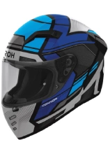 Kask integralny Airoh Connor Ego czarno-szaro-niebieski połysk