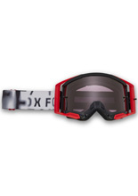 Gogle motocyklowe z Fox Airspace Seventy4 z przyciemnianą szybą, biało-czerwone