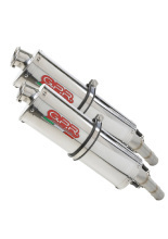 Podwójny tłumik G.P.R Trioval [Slip-On, Stainless Steel] - Suzuki GSX 1400 [01-07]