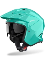 Kask otwarty Airoh Kombakt Color Aquamarine niebiesko-zielony połysk